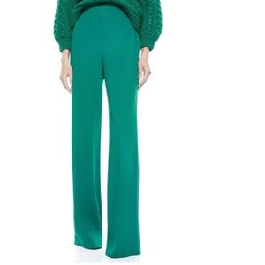 NWT Paige Wide Leg Green Business Pants Sz 10